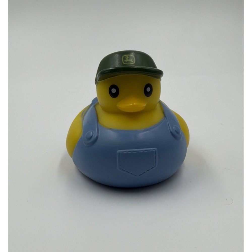 NEW JOHN DEERE Farmer Rubber Duck Approx 2.5"